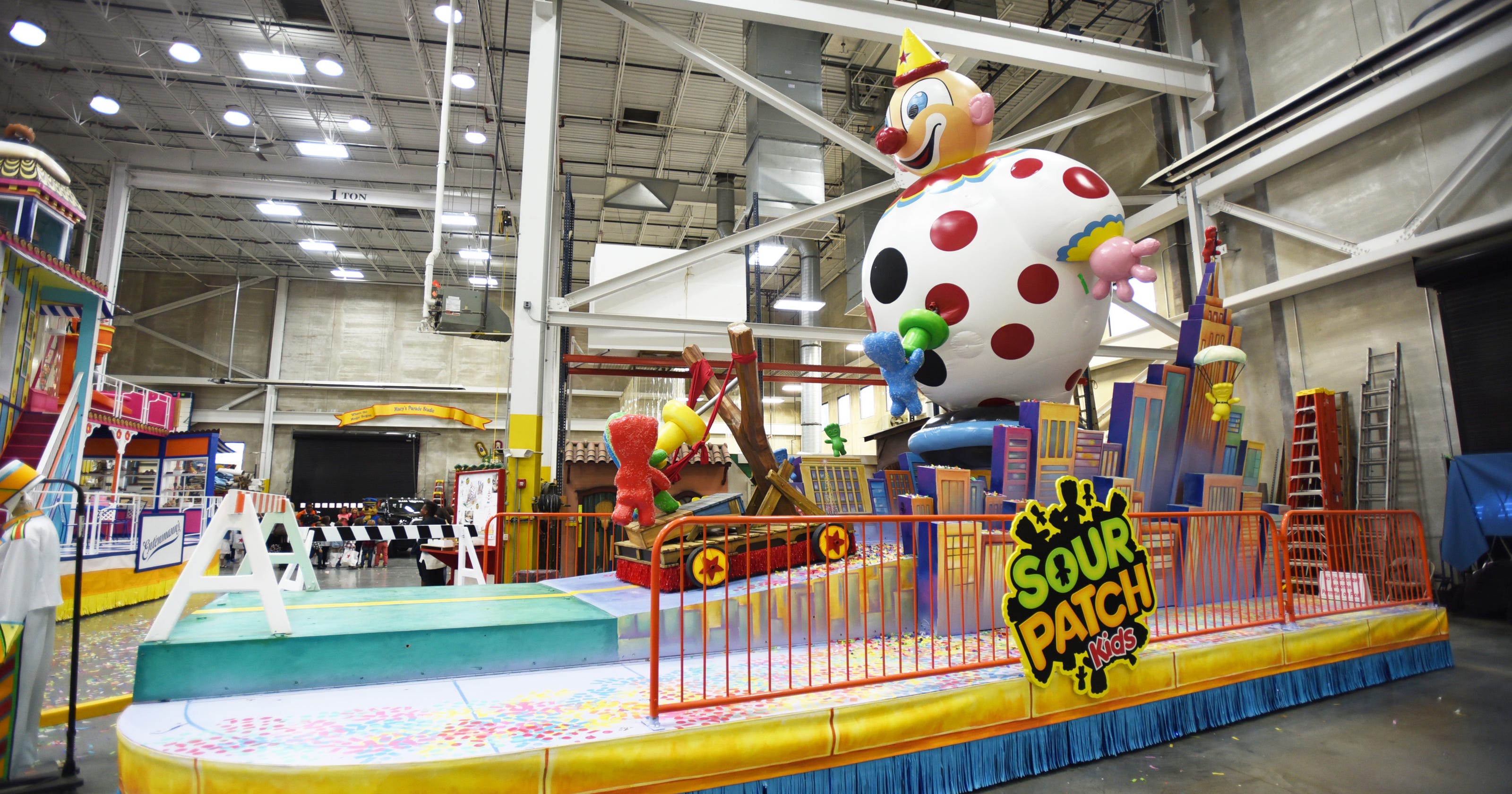 Macy's Parade Studio in Moonachie shows new floats