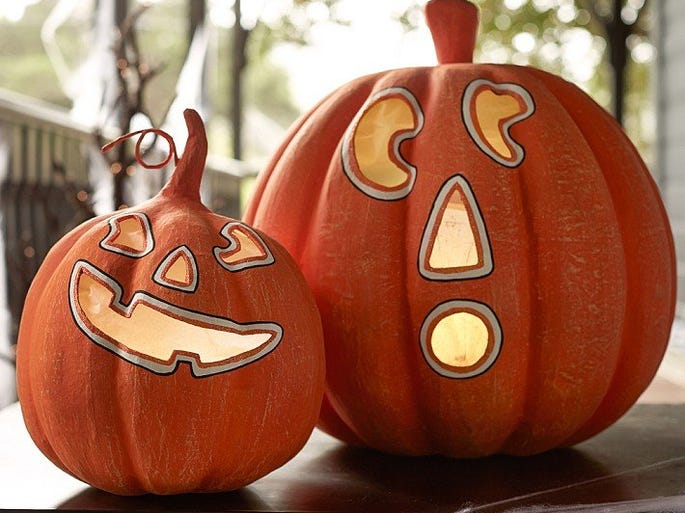Faux-ever pumpkins for Halloween