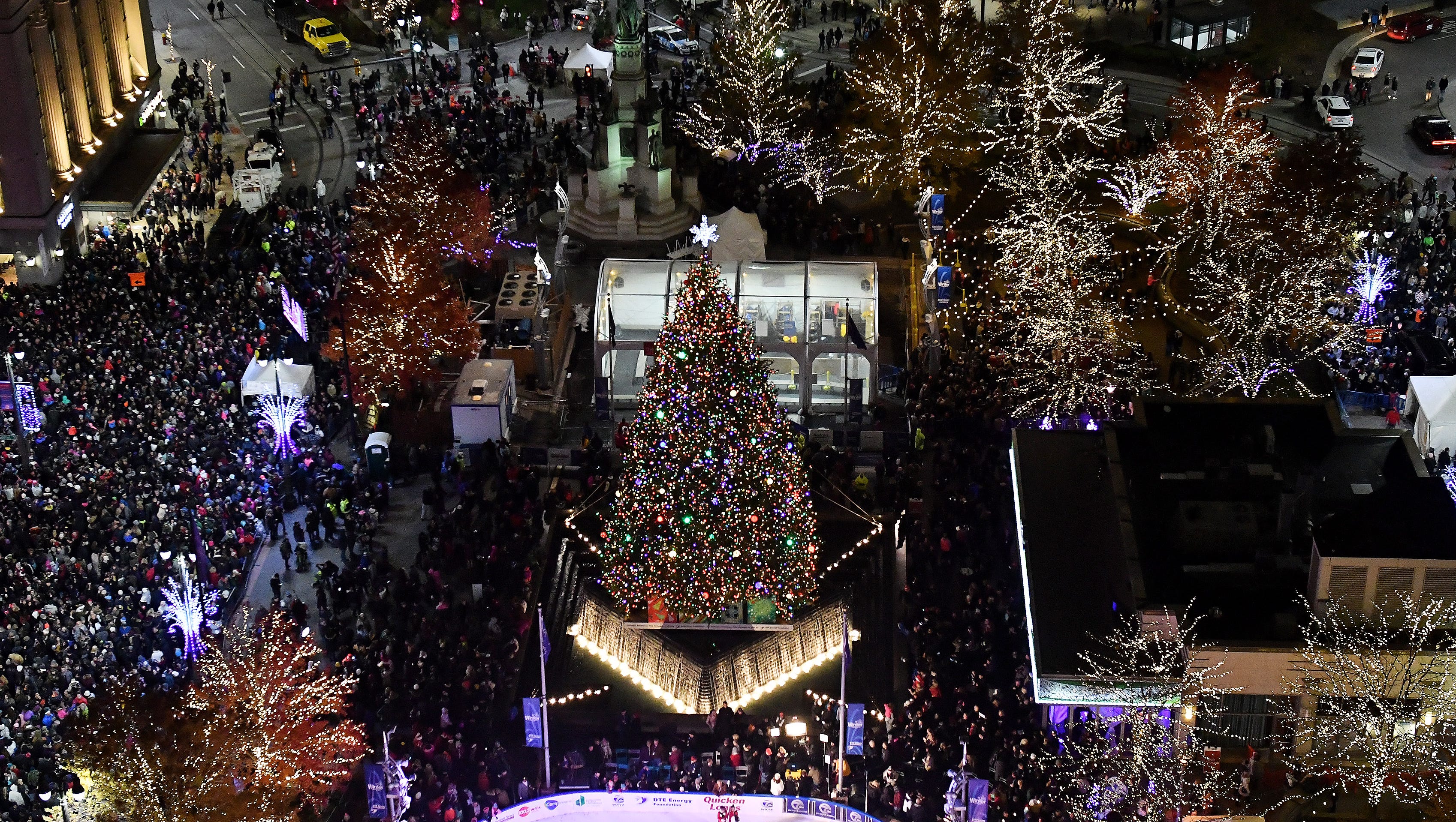 Downtown Detroit Road Closures For 2018 Tree Lighting Ceremony
