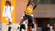 Charles West (37) catches a ball during Tennessee Volunteers