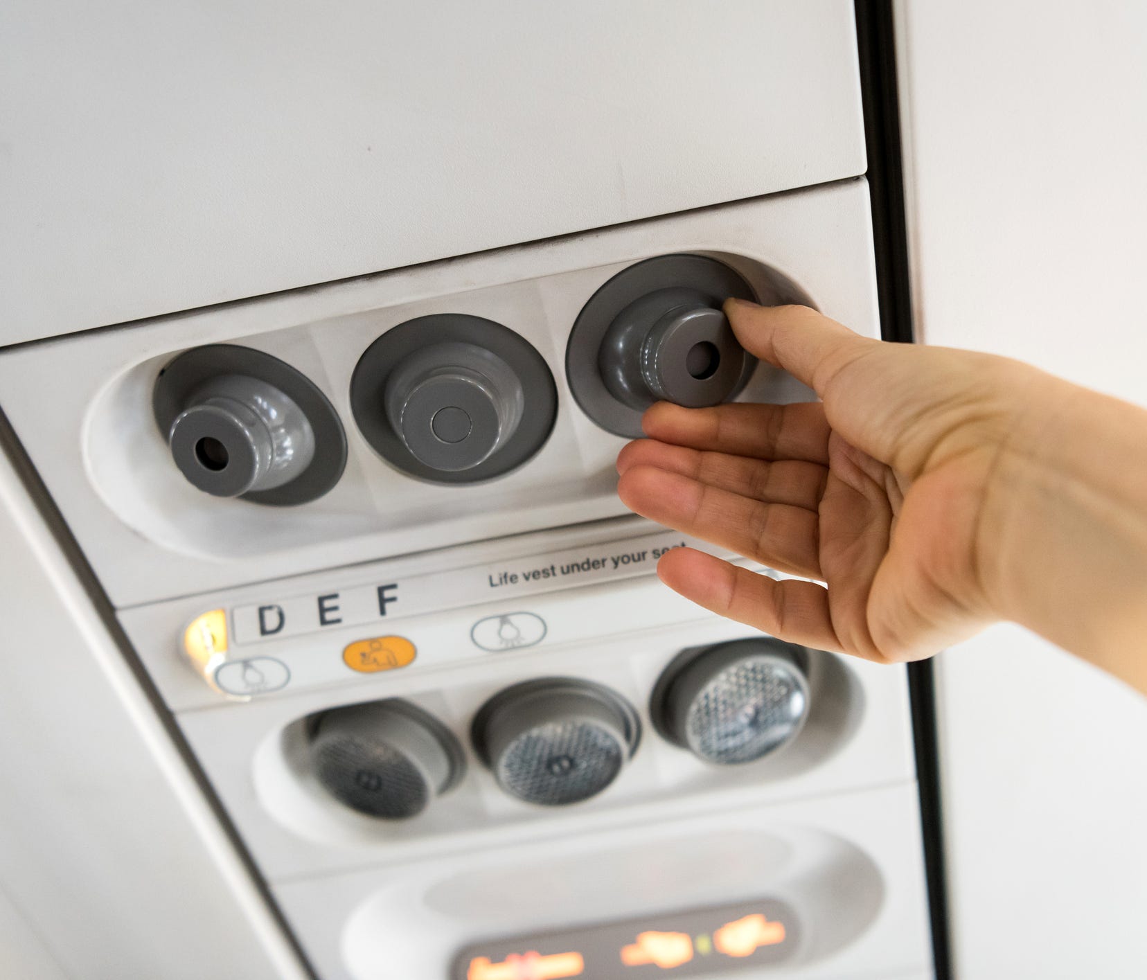 Under certain conditions, airplane cabins may not have adequate air conditioning to keep passengers cool.