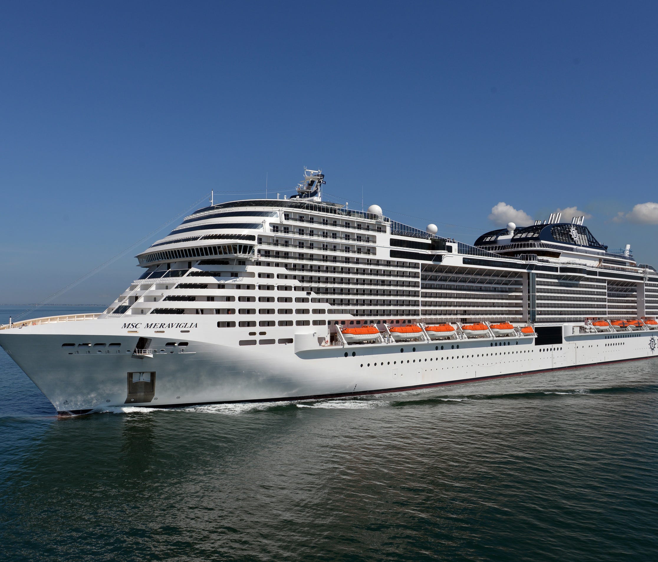 Another line that has been rolling out bigger and boxier ships in recent years is MSC Cruises. Here, MSC Cruises' new MSC Meraviglia, the fourth largest cruise ship in the world.