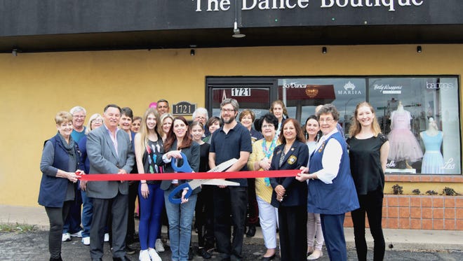 San Angelo City Councilman Harry Thomas, members of the Concho Cadre, and members of the Chamber of Commerce joined Joy Covington and her family for a ribbon cutting at her store, The Dance Boutique, 1721 Caddo St., on March 28. The Dance Boutique’s owner, Joy Covington is an authorize dealers of Bloch, Body Wrappers, So Danca, Mariia, Suffolk and other brands of dancewear. Call 325-227-6918 for more information.