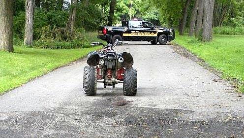 A 10-year-old girl was injured Saturday in an ATV accident in Big Flats.