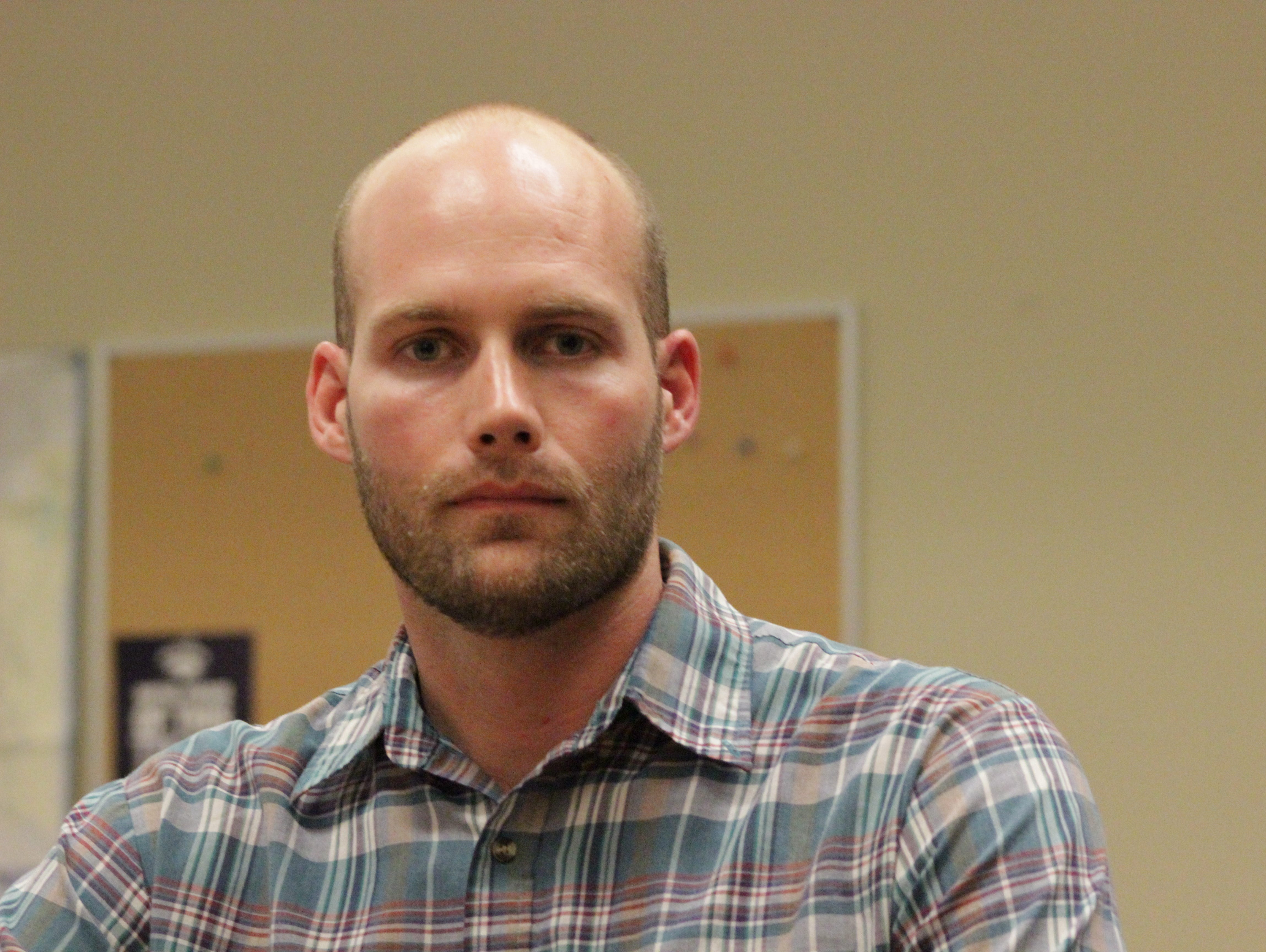 Austyn Crites, 33, of Reno, was the protester detained by Secret Service at the Donald Trump rally on Nov. 6, 2016. Since then, he said his life has been quite the roller coaster.