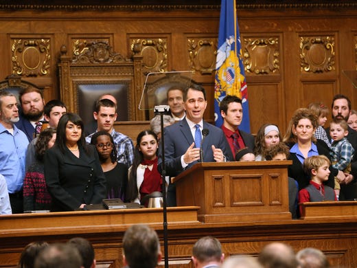 tax child guidelines credit Walker Scott to $122 for million Wisconsin child call Gov.