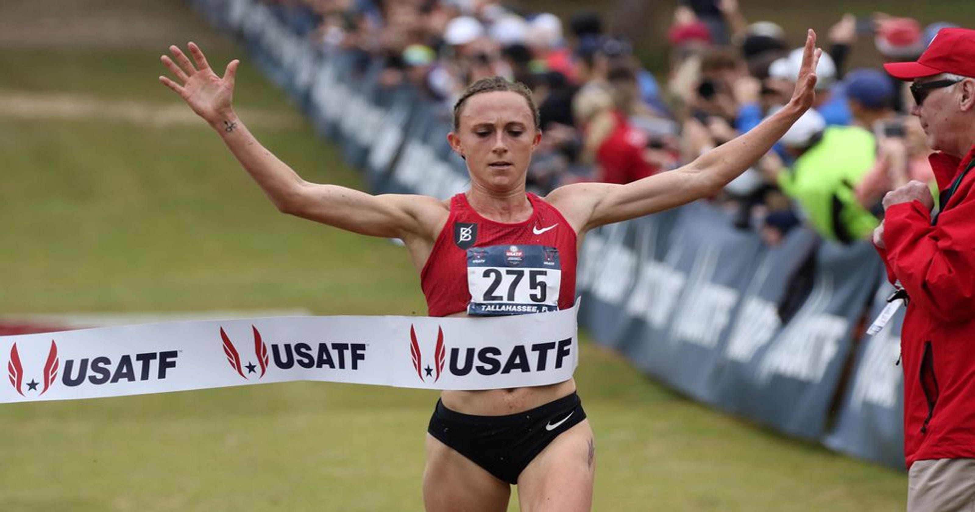 Image result for shelby houlihan wins two mile pic