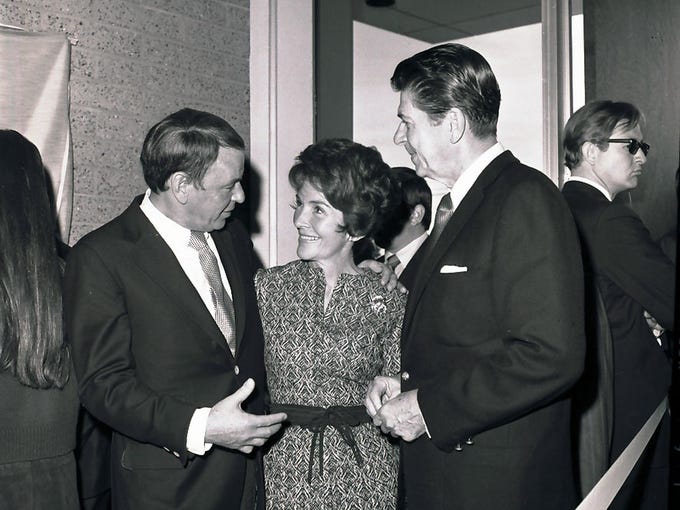 Ronald Reagan put the Annenberg's annual New Year's Eve party on the ...