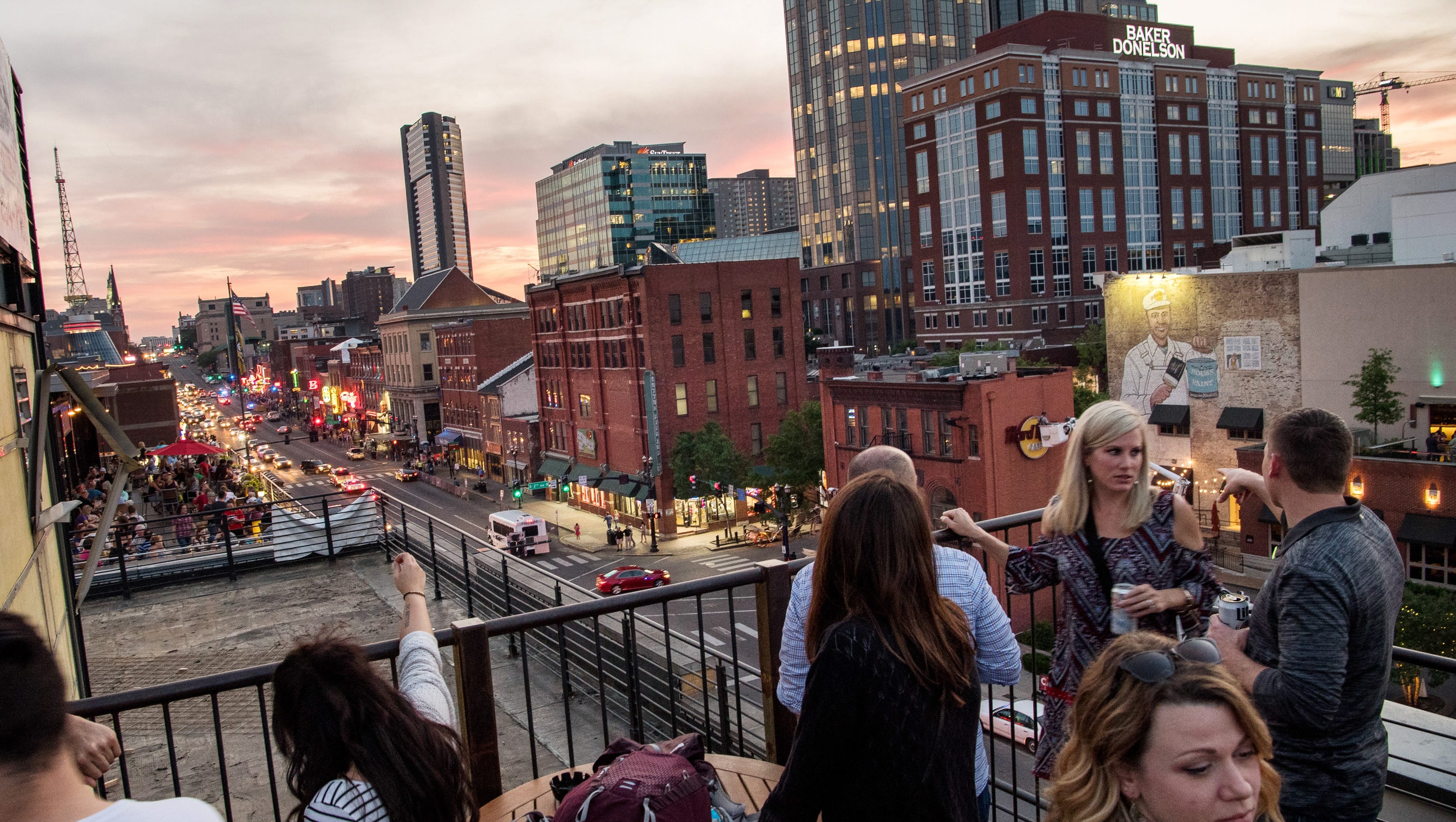 Nashville's rooftop bars put you above it all