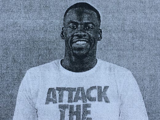 Booking photo of Draymond Green after his arrest in