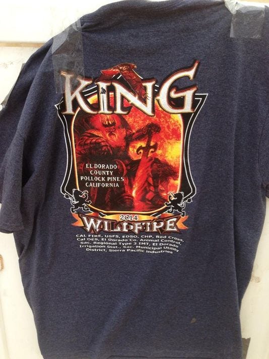 camp fire incident shirts