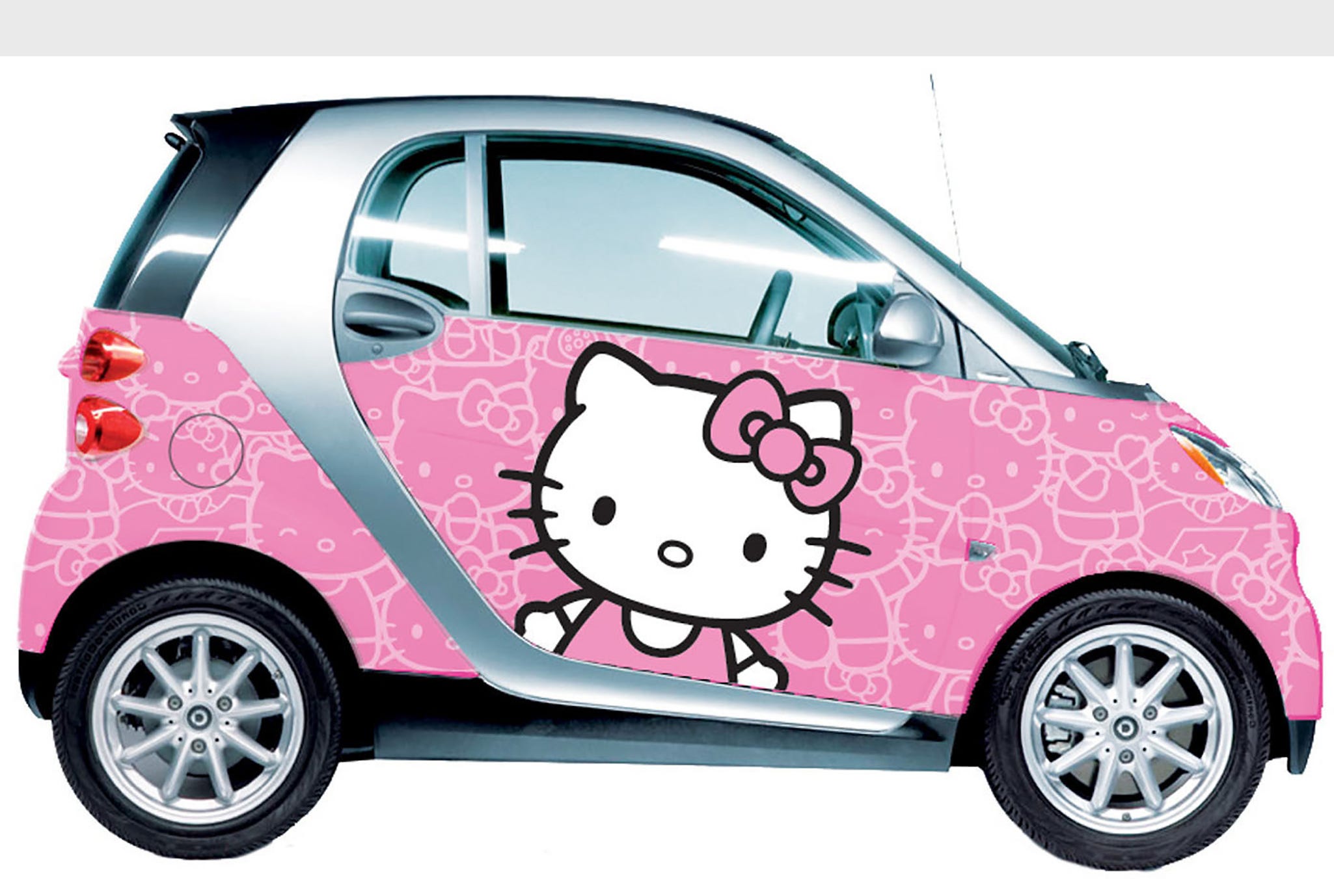 Можно машинки девочкам. Автомобиль Хелло Китти. Машинка hello Kitty. Машина с Хеллоу Китти. Розовая детская машина Хеллоу Китти.
