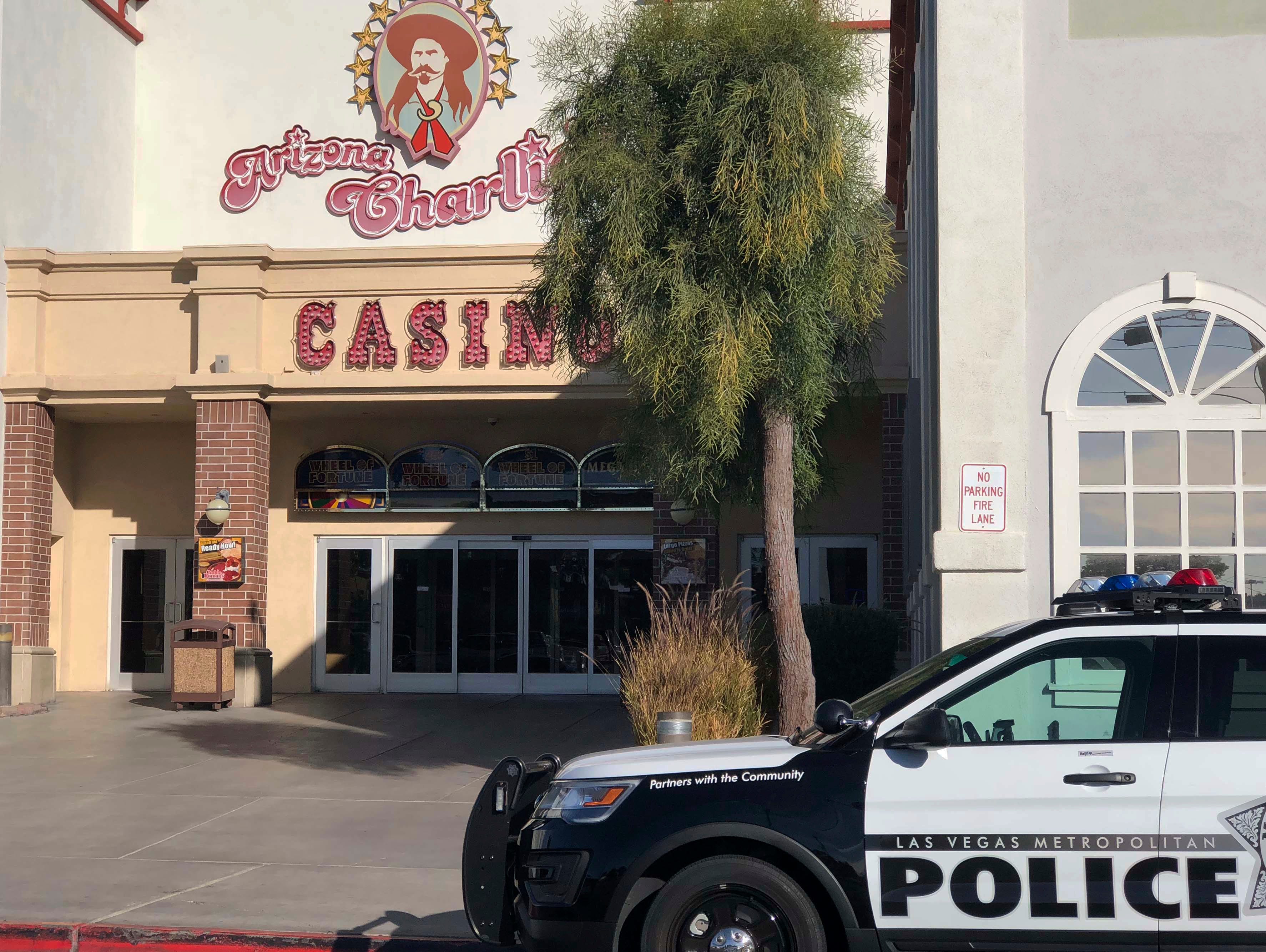 Metropolitan Police Department officers were called the morning of Dec. 30, 2017, to investigate reports of a shooting at Arizona Charlie's casino-hotel in Las Vegas.