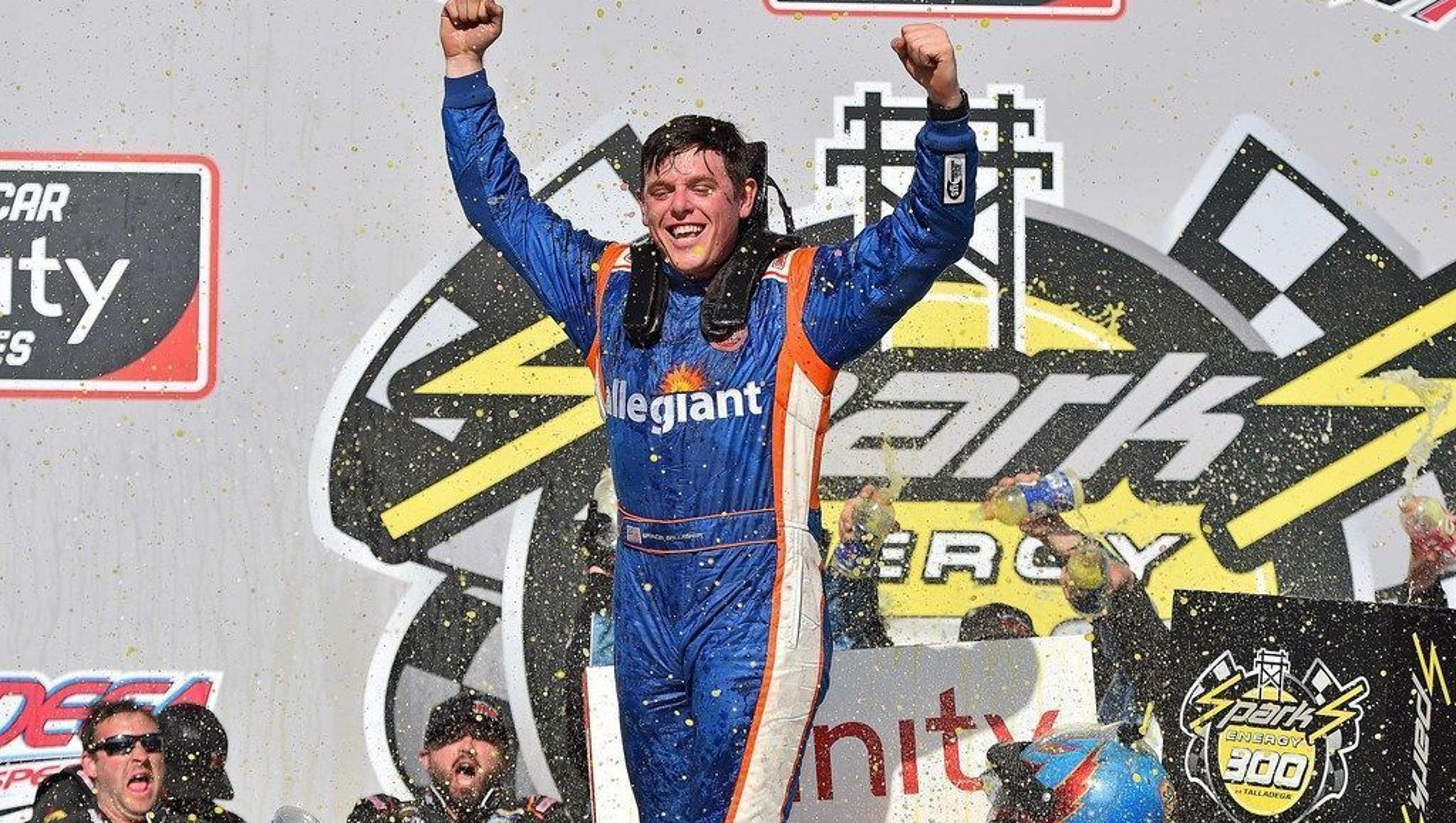 NASCAR suspends Xfinity driver Spencer Gallagher for failed drug test