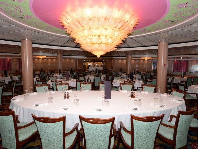 The Palace Main Dining Room, shown here, features a