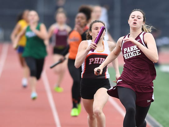 Bergen County Relays at River Dell High School on Friday,