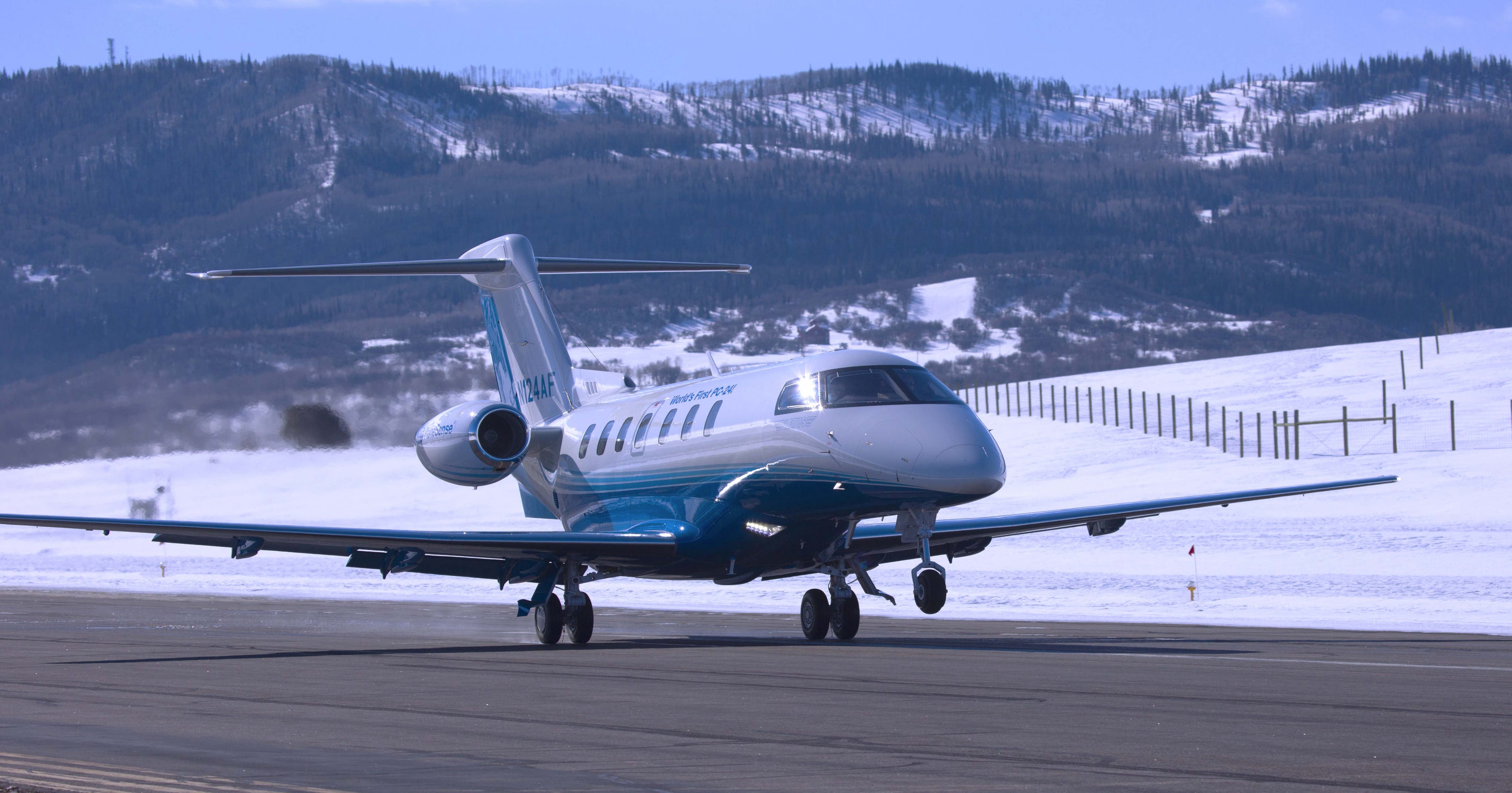A look at the new PC24 private jet that can land on short runways