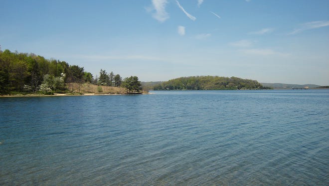 The Round Valley Reservoir in Clinton Township was formed in 1960.