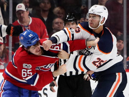 Dec. 9: Montreal Canadiens right wing Andrew Shaw (65)
