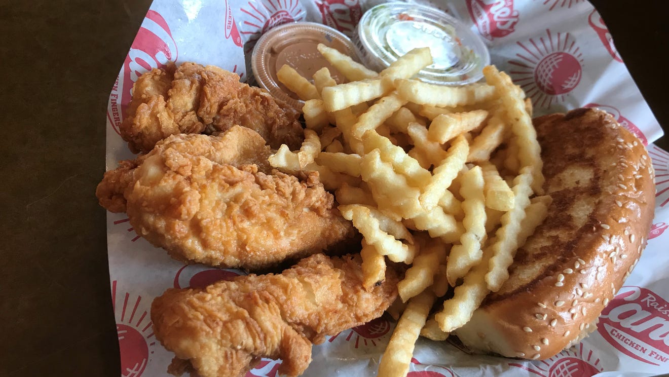 Fast food: Raising Cane's Chicken Fingers