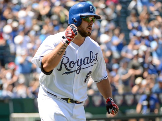 Mike Moustakas has hit 22 home runs and has an .853