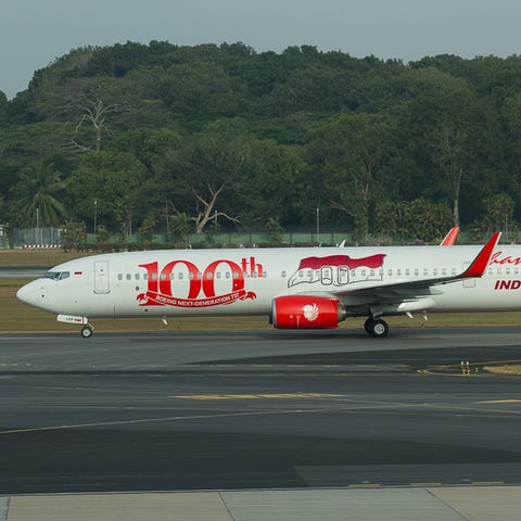 The 100th Boeing 737NG for Indonesia-based Lion Ai