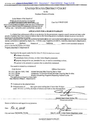 warrant maddox fbi demanding tallahassee commissioner pertaining