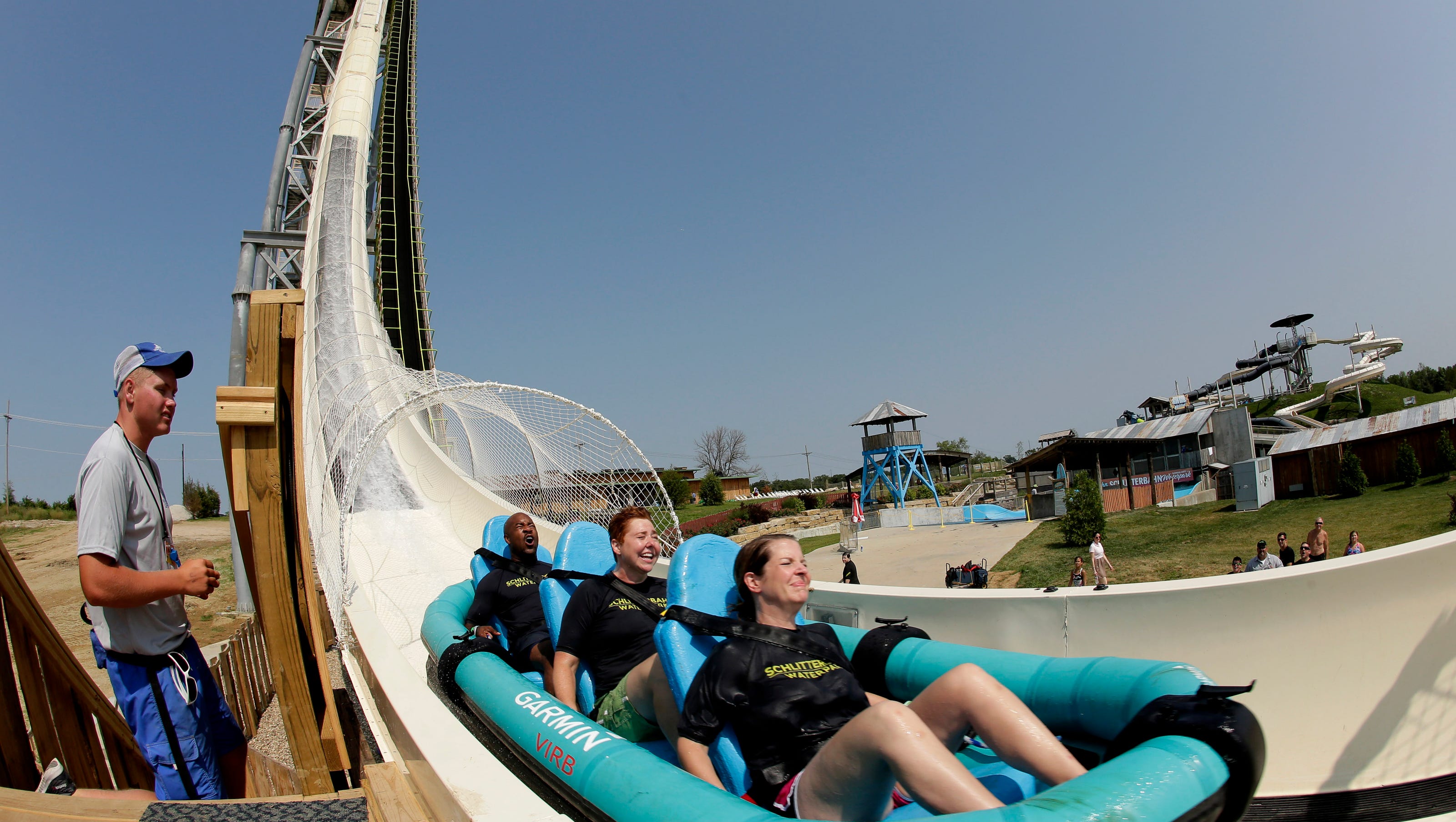 A 10-year-old boy killed while riding a giant Kansas water slide on Sunday ...