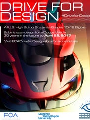 The official poster for FCA's 2017 Drive for Design
