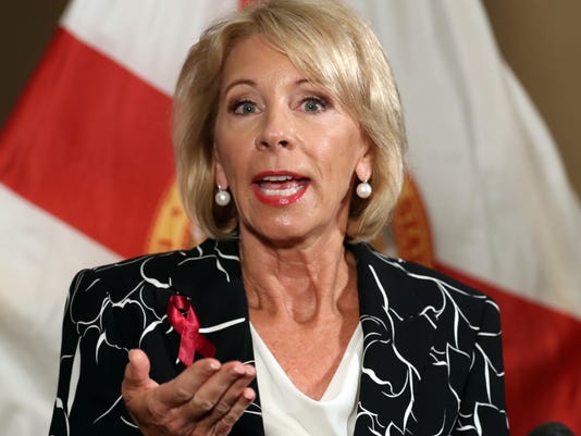 U.S. Education Commissioner Betsy Devos