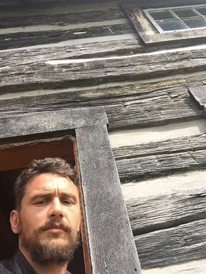 From James Franco's Instagram account: Back in the Holler, directing "The Long Home" ????????????
