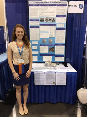 Katelyn Salotto, a Dallastown senior, won two awards at the Intel International Science Fair