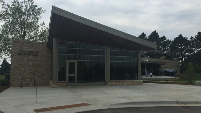 MSU dedicated its $6 million Lasch Family Golf Center on Wednesday. The building is the new home of the Spartans' men's and women's golf teams.