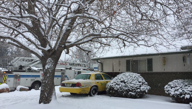 A Fort Collins Yellow Cab crashed into an east Fort Collins house on Sunday, Jan. 21, 2018. No one was injured in the crash.