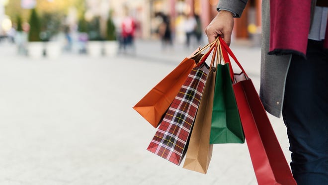 Christmas gift bags.