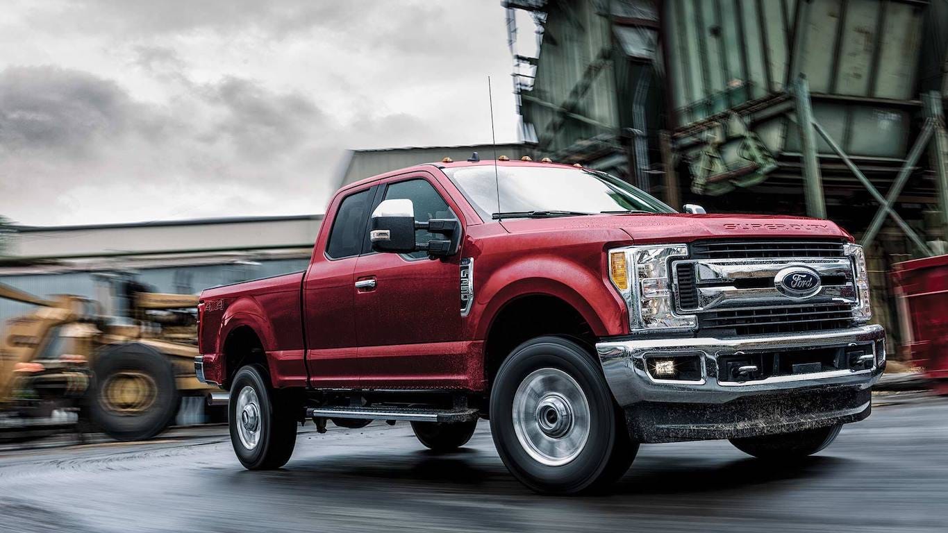 Heaviest Cars On The Market Ford Ram Chevrolet Gmc Line The List