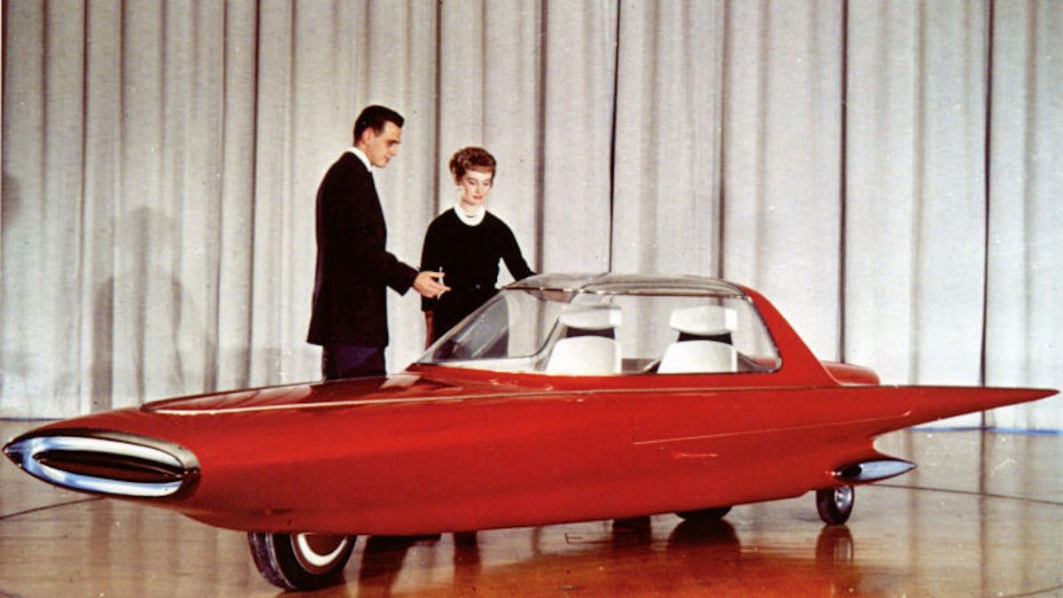 The only limit to the design of automobiles is the imagination of those conceiving them. And concept cars are the perfect vehicle -- pun intended -- to showcase new design features, technology, or possible future. Some of these prototypes never even made it past the scale model stage.   Since the early 20th century, car designers have taken into account such considerations as speed, safety, cost, style, and comfort. They've   also been influenced by the space age, environmental concerns, and the needs of those living in cities.    Many of their ideas -- such as automatic windows, rearview cameras, and climate control -- were conceived off ahead of their time. Other ideas, like use of nuclear fusion or fission were impractical. Still others were rather odd. Here are some of    history's strangest car designs  .   24/7 Wall St. has compiled a list of the most intriguing concept cars. We chose vehicles designed with features that either would become standard in cars that would be eventually produced; or introduced new styling; pushed the limits of speed; or challenged the conventions of the day. None of these   prototypes ever made it to the production stage.