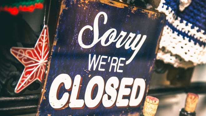 Economic growth slowed in the fourth quarter as some businesses were forced to close amid COVID-19 surges.