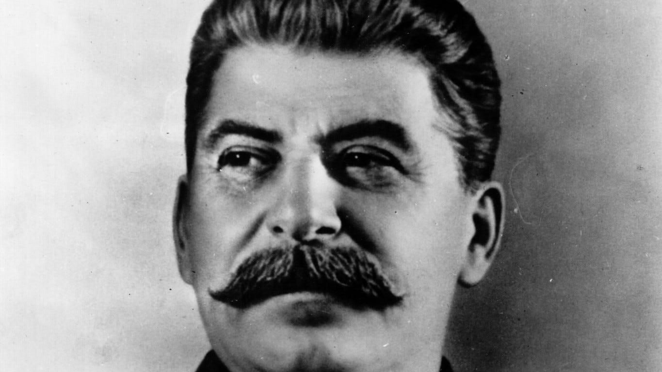 Soviet dictator Joseph Stalin.
