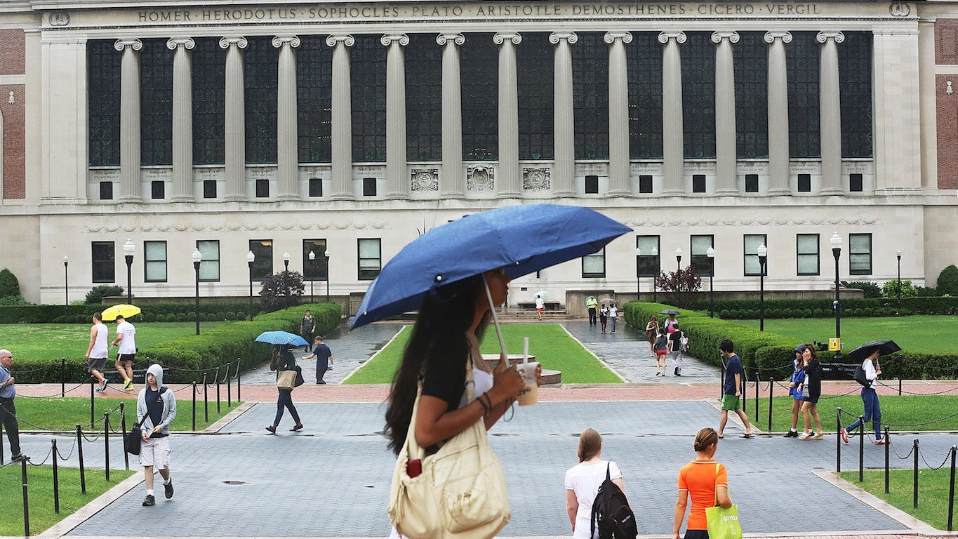 Student loan debt in America reached $1 trillion in 2012 -- 54 years after passage of the National Defense Education Act of 1958, the country's first federally supported student loan initiative. By 2019, just nine years later, that amount had risen to more than $1.7 trillion -- an amount expected to keep increasing without legislative intervention.     A federal COVID-19 relief measure has temporarily suspended repayment of   student loans, but according to   EducationData.org, the average student loan debt for graduates of the Class of 2021 stands at $36,900, with an average monthly minimum payment (when resumed) of $433. That marks a 76% increase over the amount owed by members of the Class of 2000. Since 2013 alone, the total national student loan debt load has ballooned by over 600%. (Consider what it costs to attend    the most expensive college in every state   .)    This sharp rise in the cost of higher education has burdened millions of recent college graduates and young working adults with a level of debt that can delay important life decisions. Buying a home,   investing for retirement, starting a   business, saving for rainy days, or simply having money to spend on goods and services remain out of reach for many.      Most people simply live with their student loan debt until they finally pay it off, well into their 30s or 40s or beyond. According to data from   StudentAid.gov  , 14.2 million student loan debtors between the ages of 35 and 49 owe a total of $602 billion. Another $349 billion is owed by people 50 years or older.      Borrowers can default on their monthly student loan payments and risk having their debt go into collections for different reasons, but one of the most important is the lack of employment opportunities that match their educational and professional   histories. These are the    cities losing the most jobs in every state   .    This list reveals how the total amounts owed and the amounts in collections vary from state to state.