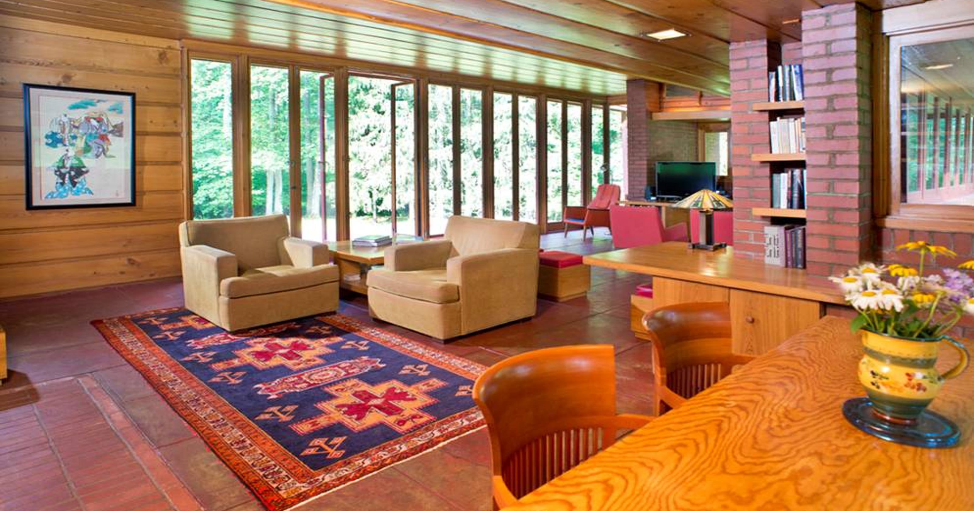Frank Lloyd Wright's Christie House for sale in New Jersey