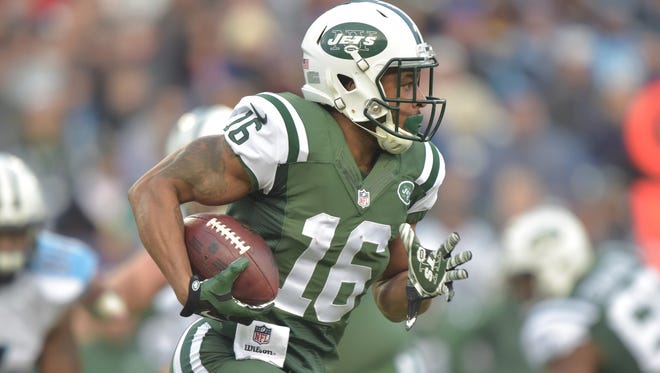 WR/KR Percy Harvin played eight games for the Jets in 2014.