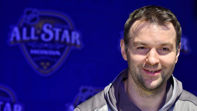 Pacific Division forward John Scott has become a celebrity at NHL All-Star weekend.