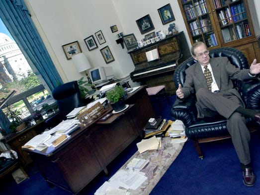 In his US capital office in November 2000, Bill Goodling