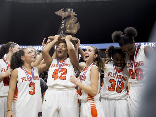 Class A Girls Basketball Unranked Flushing Wins First State Title