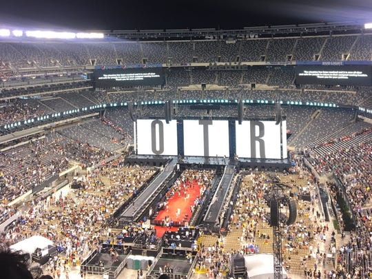 Crowds return to the lower portion of MetLife Stadium