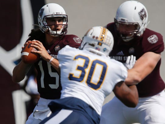 Missouri State University quarterback Peyton Huslig