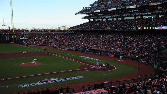 Special guest: Bryan Stow in attendance at World Series