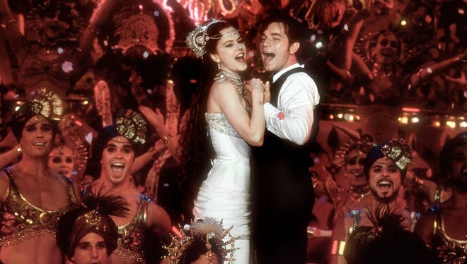 Nicole Kidman and Ewan McGregor star in Baz Luhrmann's musical "Moulin Rouge!"