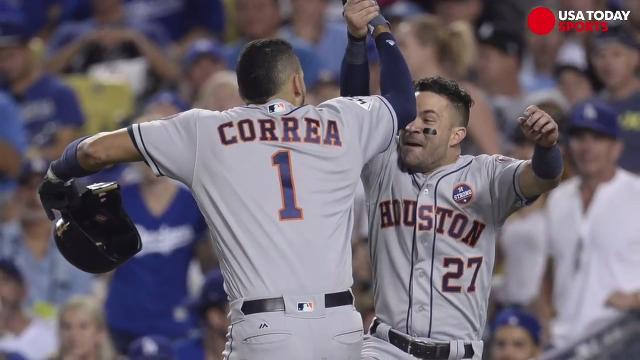 World Series: Astros win a wild Game 2 in extras